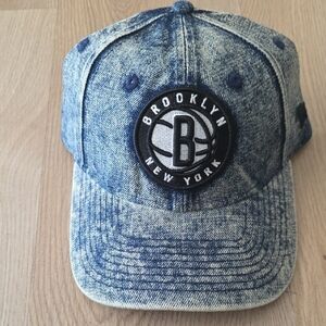 NBA Brooklyn NewYork New Era 9TWENTY Blue Denim Cap ( Adjustable)